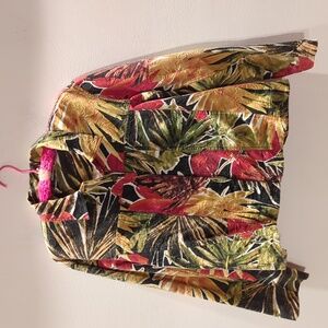 Chico's floral jacket sz2